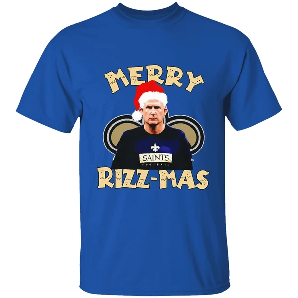 Merry Rizzmas Darren Rizzi New Orleans Saints Christmas Shirt - Image 8