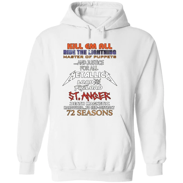 Metallica All Albums Hoodie - Image 8