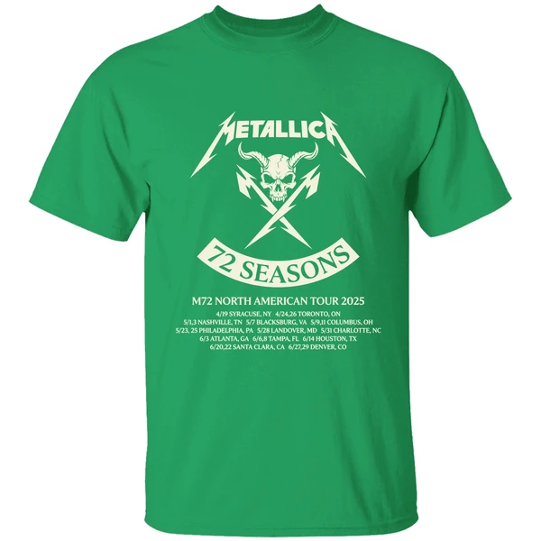 Metallica Crossed M Tee M72 Seasons North American Tour 2025 Shirt - Image 2