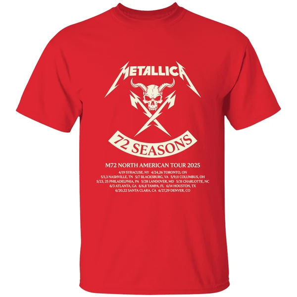Metallica Crossed M Tee M72 Seasons North American Tour 2025 Shirt - Image 7