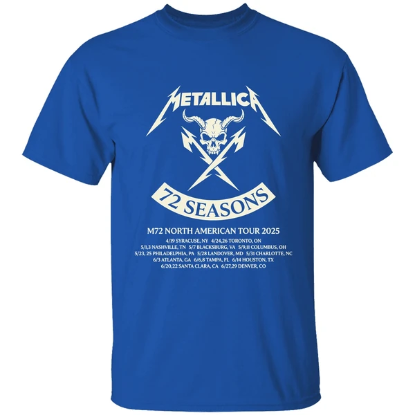 Metallica Crossed M Tee M72 Seasons North American Tour 2025 Shirt - Image 8