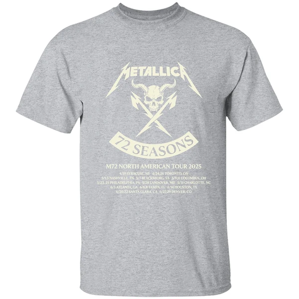 Metallica Crossed M Tee M72 Seasons North American Tour 2025 Shirt - Image 9