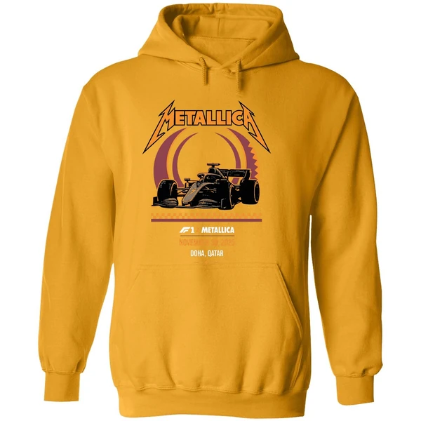 Metallica M72 Doha On November 30 2025 At Formula 1 Qatar Airways Qatar Grand Prix Lusail Hoodie
