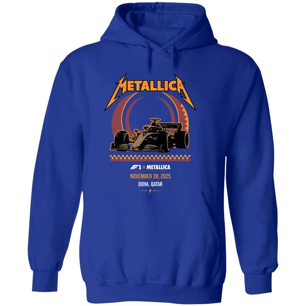 Metallica M72 Doha On November 30 2025 At Formula 1 Qatar Airways Qatar Grand Prix Lusail Hoodie - Image 7