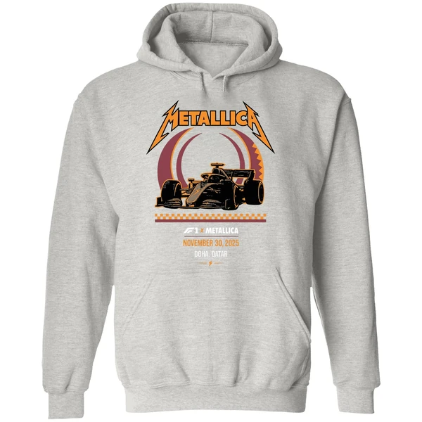 Metallica M72 Doha On November 30 2025 At Formula 1 Qatar Airways Qatar Grand Prix Lusail Hoodie - Image 9