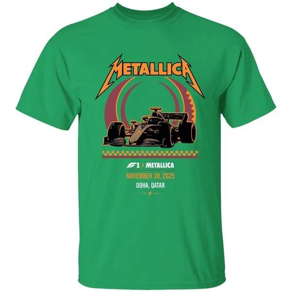 Metallica M72 Doha On November 30 2025 At Formula 1 Qatar Airways Qatar Grand Prix Lusail Shirt - Image 2