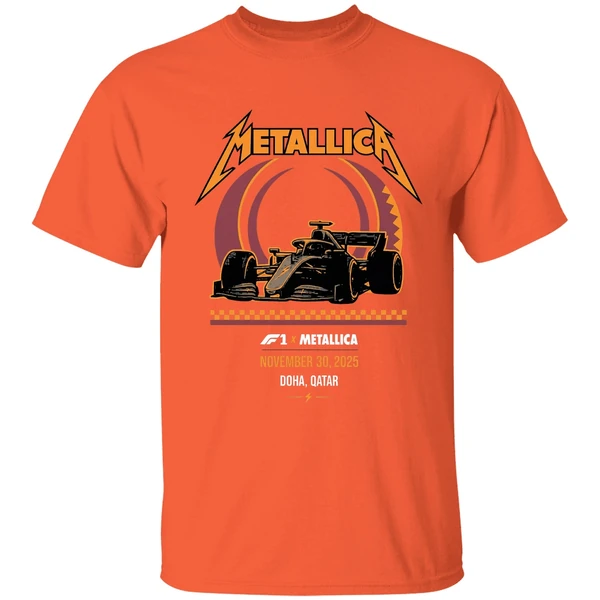 Metallica M72 Doha On November 30 2025 At Formula 1 Qatar Airways Qatar Grand Prix Lusail Shirt - Image 6