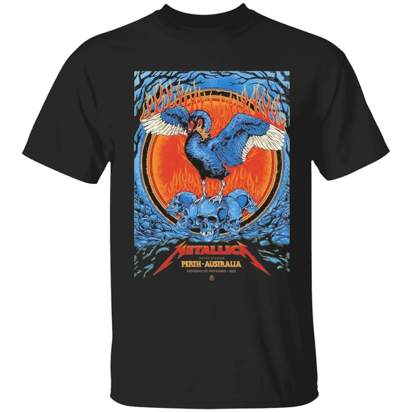 Metallica M72 Perth Australia 2025 Venue Poster At Optus Stadium On 1 Nov 2025 Shirt