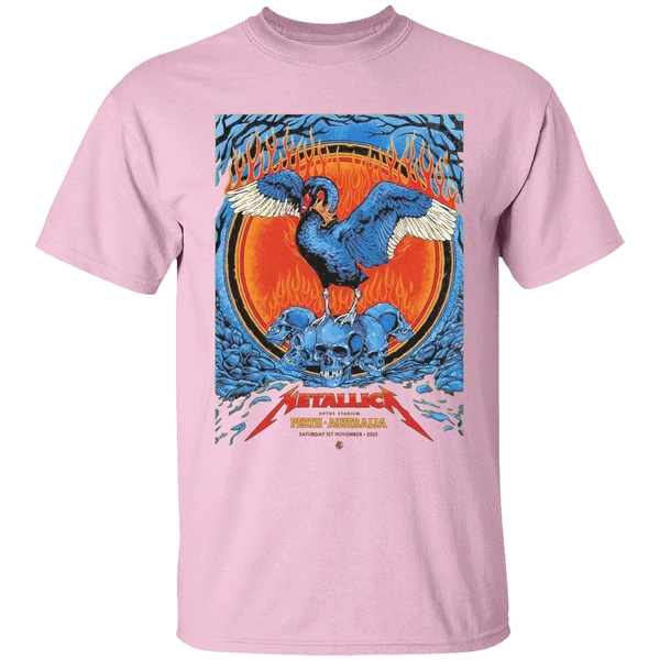 Metallica M72 Perth Australia 2025 Venue Poster At Optus Stadium On 1 Nov 2025 Shirt - Image 3