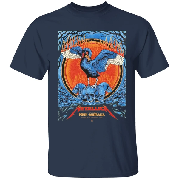 Metallica M72 Perth Australia 2025 Venue Poster At Optus Stadium On 1 Nov 2025 Shirt - Image 5