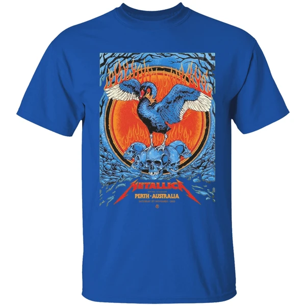 Metallica M72 Perth Australia 2025 Venue Poster At Optus Stadium On 1 Nov 2025 Shirt - Image 8