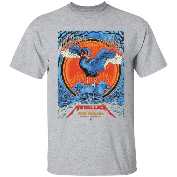 Metallica M72 Perth Australia 2025 Venue Poster At Optus Stadium On 1 Nov 2025 Shirt - Image 9