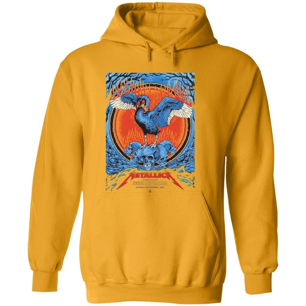 Metallica M72 Perth Australia 2025 Venue Poster At Optus Stadium On 1 November 2025 Hoodie
