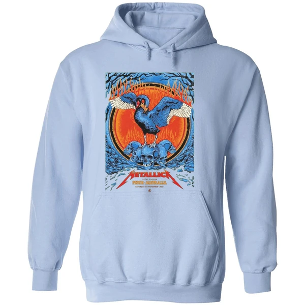 Metallica M72 Perth Australia 2025 Venue Poster At Optus Stadium On 1 November 2025 Hoodie - Image 4