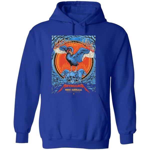 Metallica M72 Perth Australia 2025 Venue Poster At Optus Stadium On 1 November 2025 Hoodie - Image 7