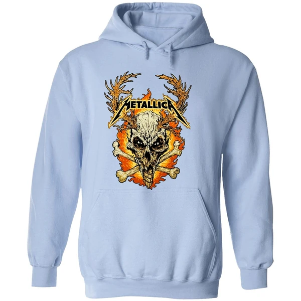 Metallica M72 World Tour 2025 2026 Flame Skull Hoodie - Image 4