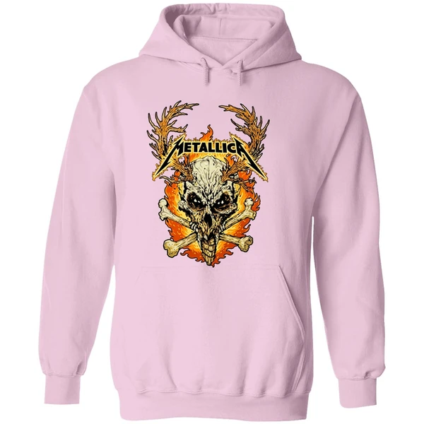 Metallica M72 World Tour 2025 2026 Flame Skull Hoodie - Image 5