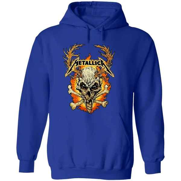 Metallica M72 World Tour 2025 2026 Flame Skull Hoodie - Image 7