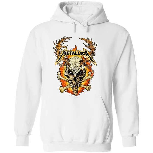 Metallica M72 World Tour 2025 2026 Flame Skull Hoodie - Image 8
