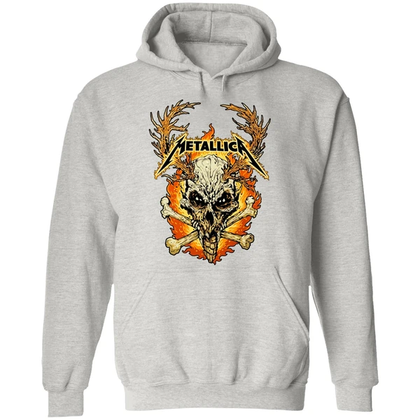 Metallica M72 World Tour 2025 2026 Flame Skull Hoodie - Image 9