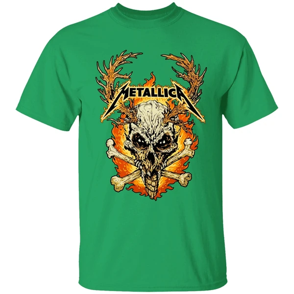 Metallica M72 World Tour 2025 2026 Flame Skull Shirt - Image 2