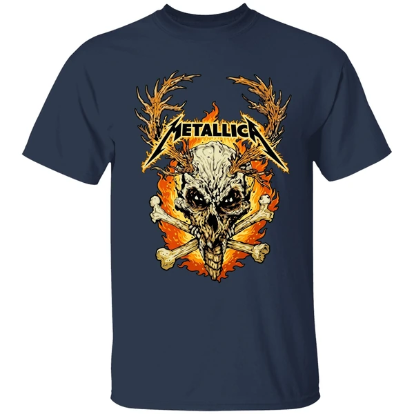 Metallica M72 World Tour 2025 2026 Flame Skull Shirt - Image 5