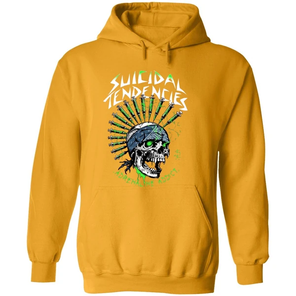 Metallica Merch Suicidal Tendencies Cover Adrenaline Addict Hoodie