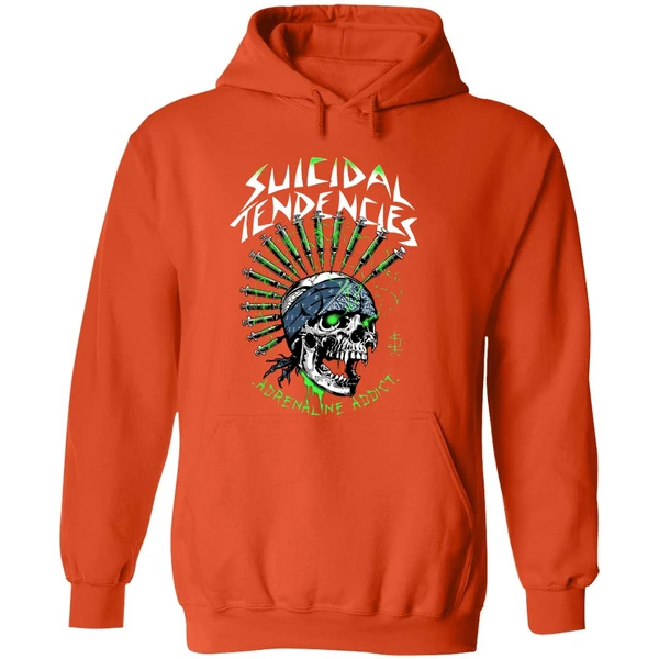 Metallica Merch Suicidal Tendencies Cover Adrenaline Addict Hoodie - Image 6