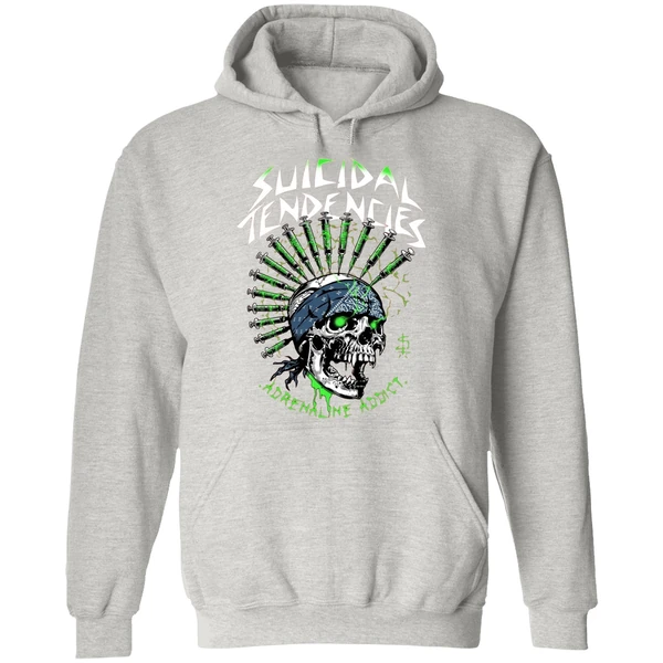 Metallica Merch Suicidal Tendencies Cover Adrenaline Addict Hoodie - Image 9