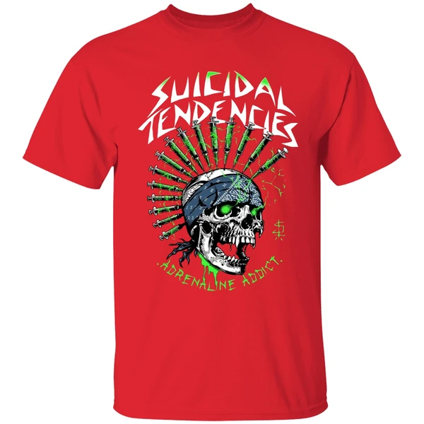 Metallica Merch Suicidal Tendencies Cover Adrenaline Addict Shirt - Image 7