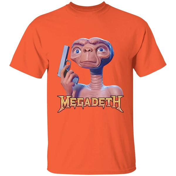 meth syndicate megadeth e t alien shirt orange
