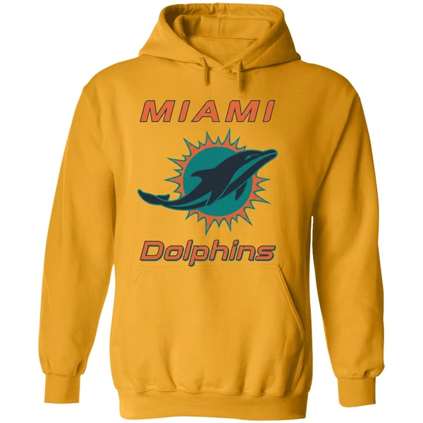 Miami Dolphins New Alternate Rivalry Uniform In Black Miami Wordmark Hoodie