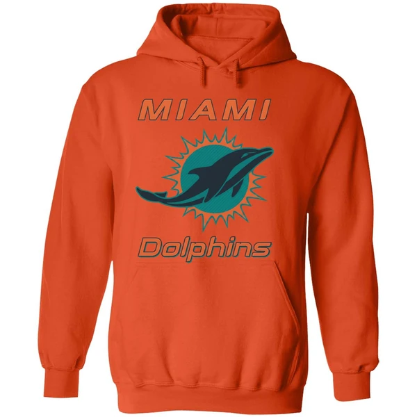 Miami Dolphins New Alternate Rivalry Uniform In Black Miami Wordmark Hoodie - Image 6