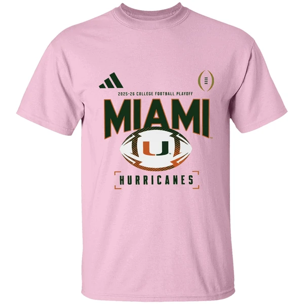 Miami Hurricanes 2025 2026 College Football Playoff Look Room Shirt - Image 2