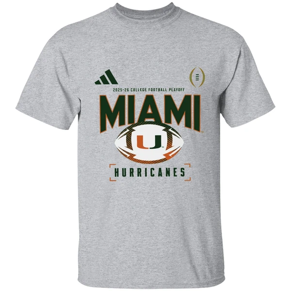 Miami Hurricanes 2025 2026 College Football Playoff Look Room Shirt - Image 6