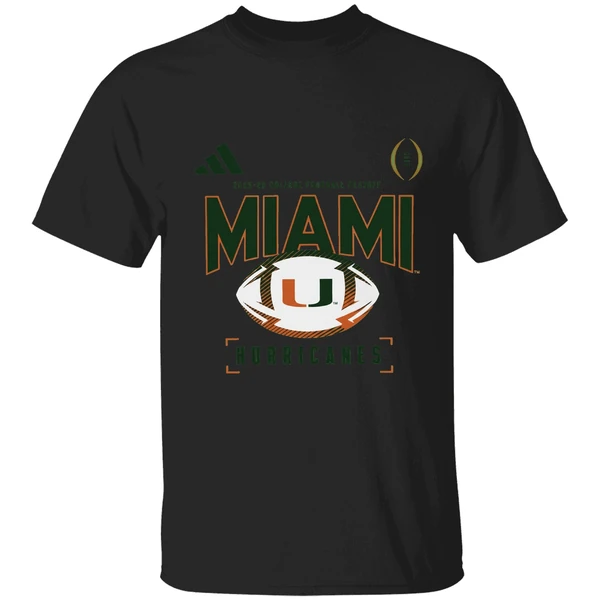 Miami Hurricanes 2025 2026 College Football Playoff Look Room Shirt - Image 7