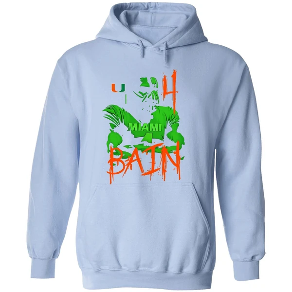 Miami Hurricanes Bain Player Hoodie - Image 4