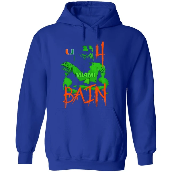 Miami Hurricanes Bain Player Hoodie - Image 7
