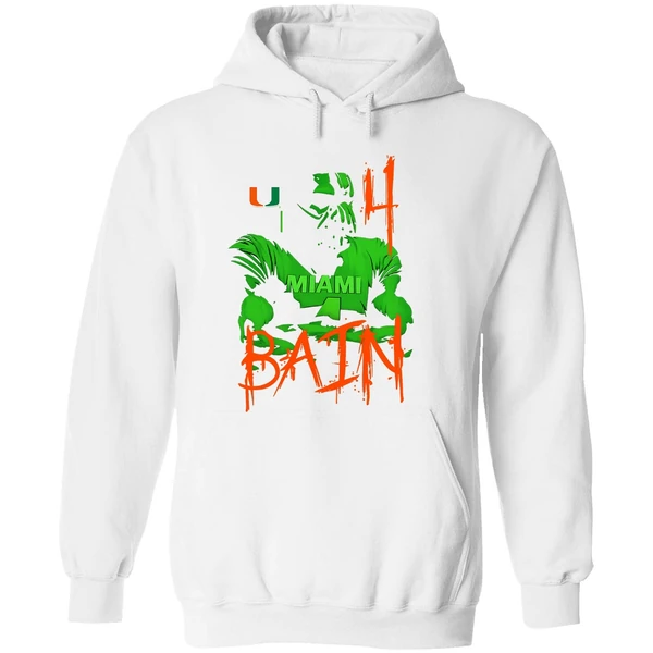 Miami Hurricanes Bain Player Hoodie - Image 8
