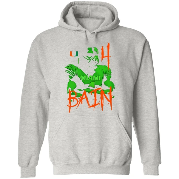 Miami Hurricanes Bain Player Hoodie - Image 9
