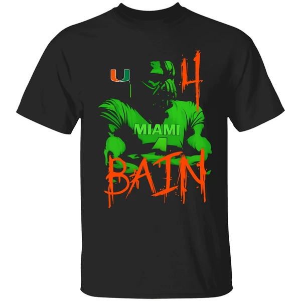 Miami Hurricanes Bain Player Shirt