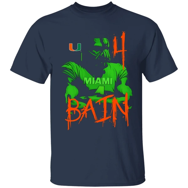 Miami Hurricanes Bain Player Shirt - Image 5