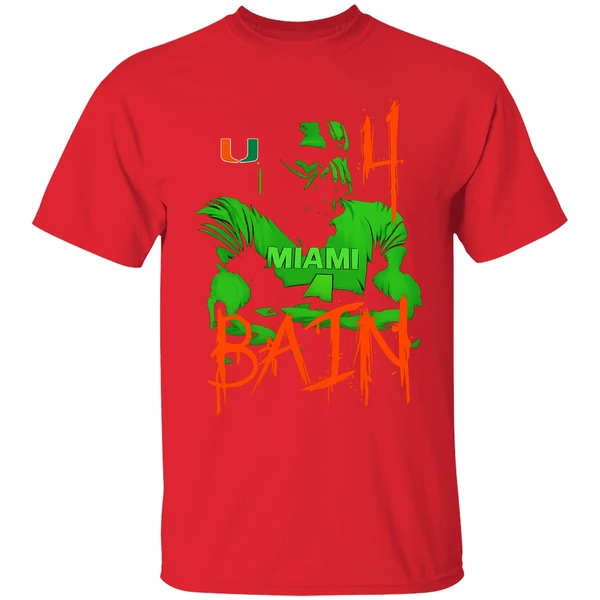 Miami Hurricanes Bain Player Shirt - Image 7