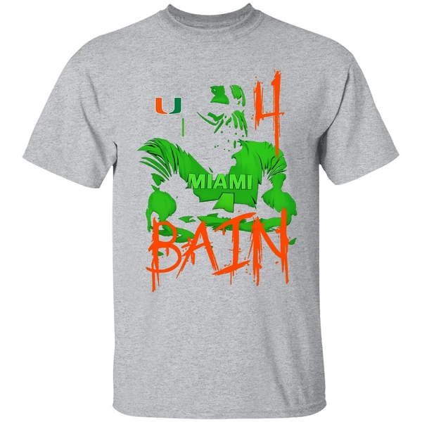 Miami Hurricanes Bain Player Shirt - Image 9