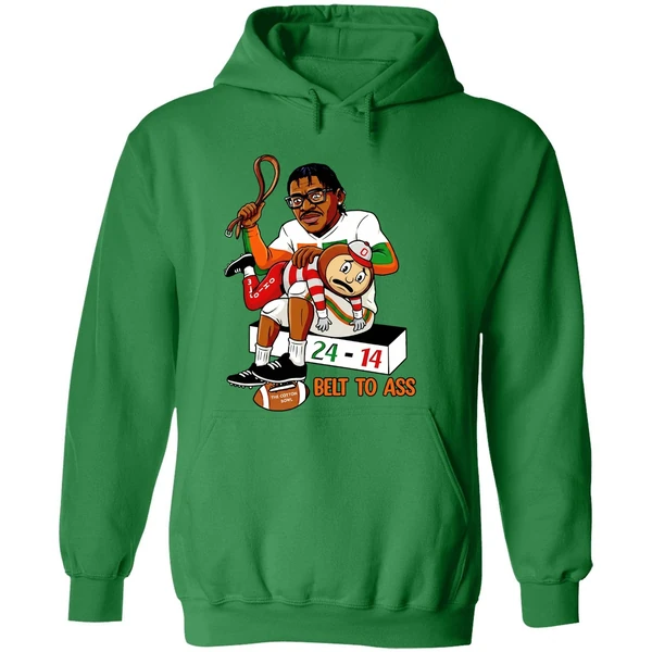 Miami Hurricanes Belt To Ass Ohio State Buckeyes 24 14 To Win Cotton Bowl 2025 Hoodie - Image 2