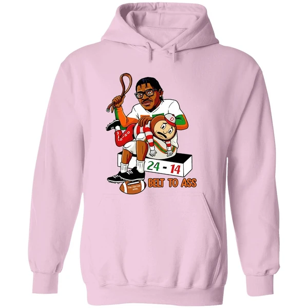 Miami Hurricanes Belt To Ass Ohio State Buckeyes 24 14 To Win Cotton Bowl 2025 Hoodie - Image 5