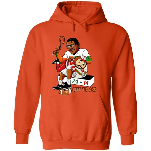 Miami Hurricanes Belt To Ass Ohio State Buckeyes 24 14 To Win Cotton Bowl 2025 Hoodie - Image 6