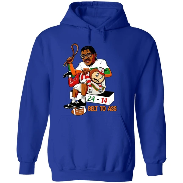 Miami Hurricanes Belt To Ass Ohio State Buckeyes 24 14 To Win Cotton Bowl 2025 Hoodie - Image 7