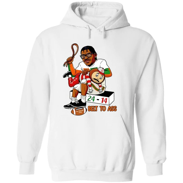 Miami Hurricanes Belt To Ass Ohio State Buckeyes 24 14 To Win Cotton Bowl 2025 Hoodie - Image 8