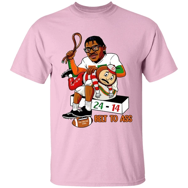 Miami Hurricanes Belt To Ass Ohio State Buckeyes 24 14 To Win Cotton Bowl 2025 Shirt - Image 3